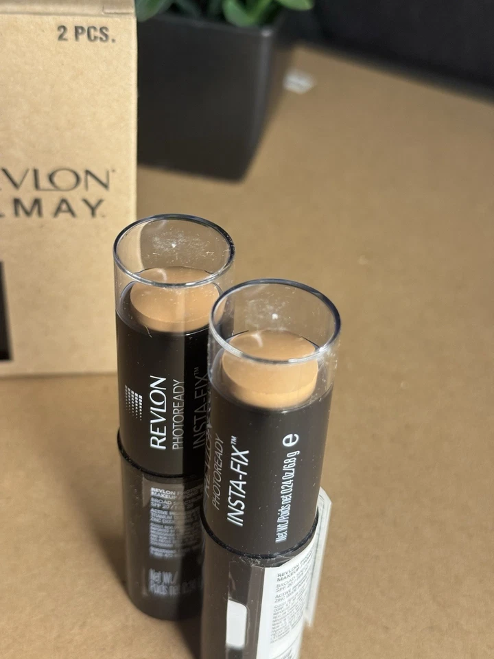 Pack Of 4 - Revlon Photo Ready Insta-Fix Makeup Stick #160 Medium Beige .24 oz - Image 3 of 4