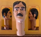 Custom Moustache replacement head for replacement Marx Johnny West repair L