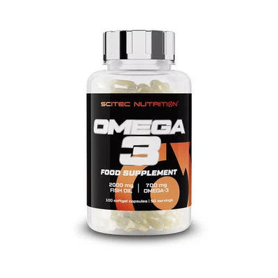 (104,17 EUR/kg) Scitec Nutrition Omega 3 100 Softgels Kapseln EPH DHA NEU - Bild 1 von 2