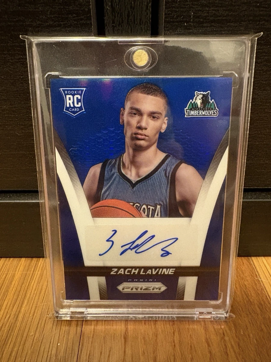 Zach LaVine Sports Trading Card Singles Autographed Basketball for