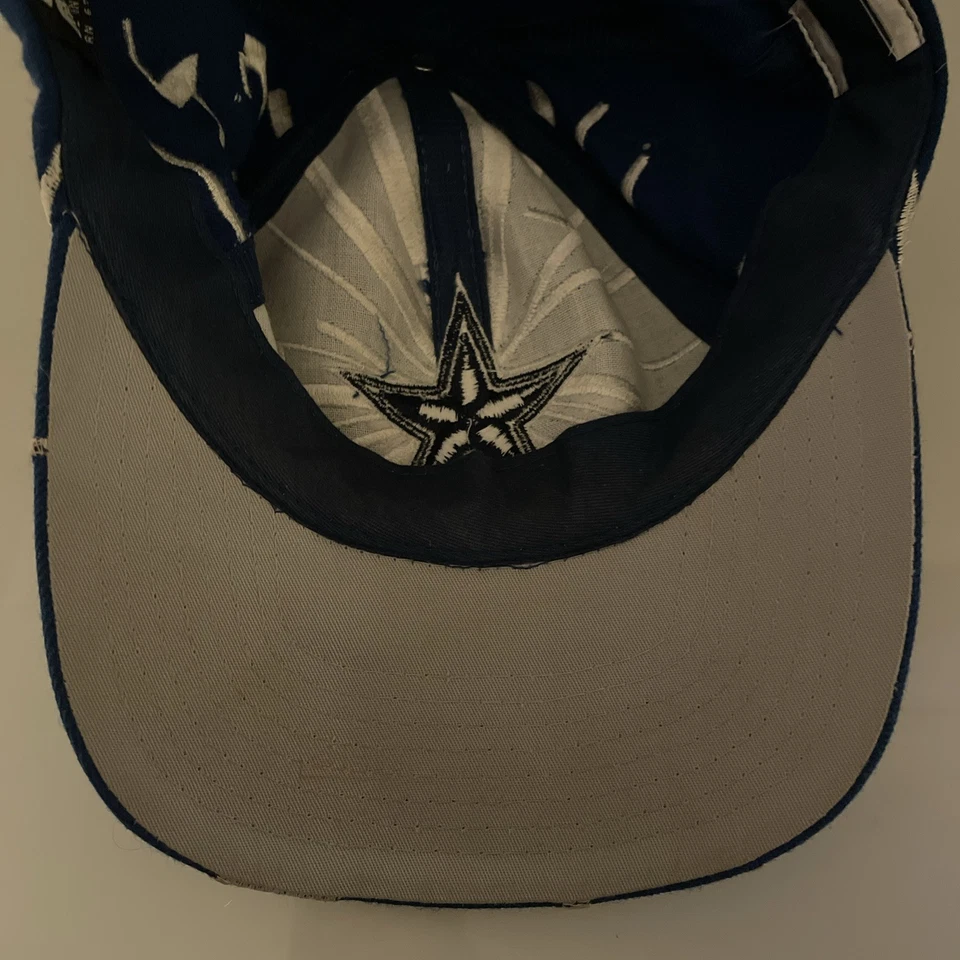 De colección Años 90 Dallas Cowboys Starter Hat Cap Star Shockwave SnapBack RARO Foto 4 de 4