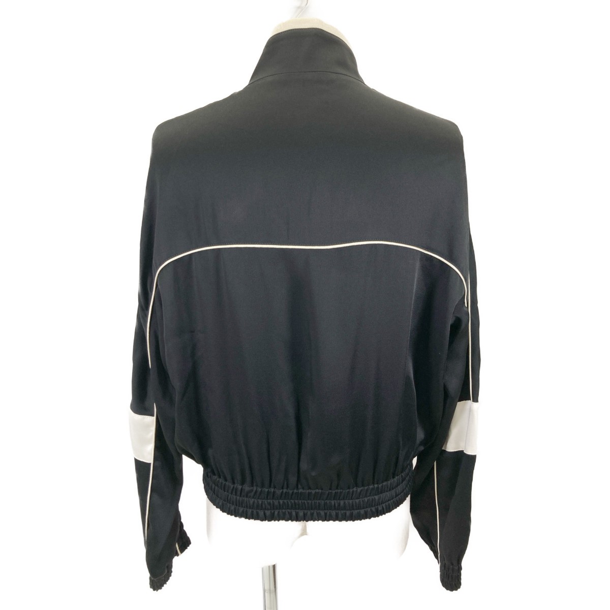 Abito Saint Laurent Paris in raso con pannello collo alto 23 Made 753065