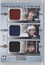 2014-15 ITG Heroes and Prospects Blue 15/30 Tyler Benson Sean Day #P3-01 0a1