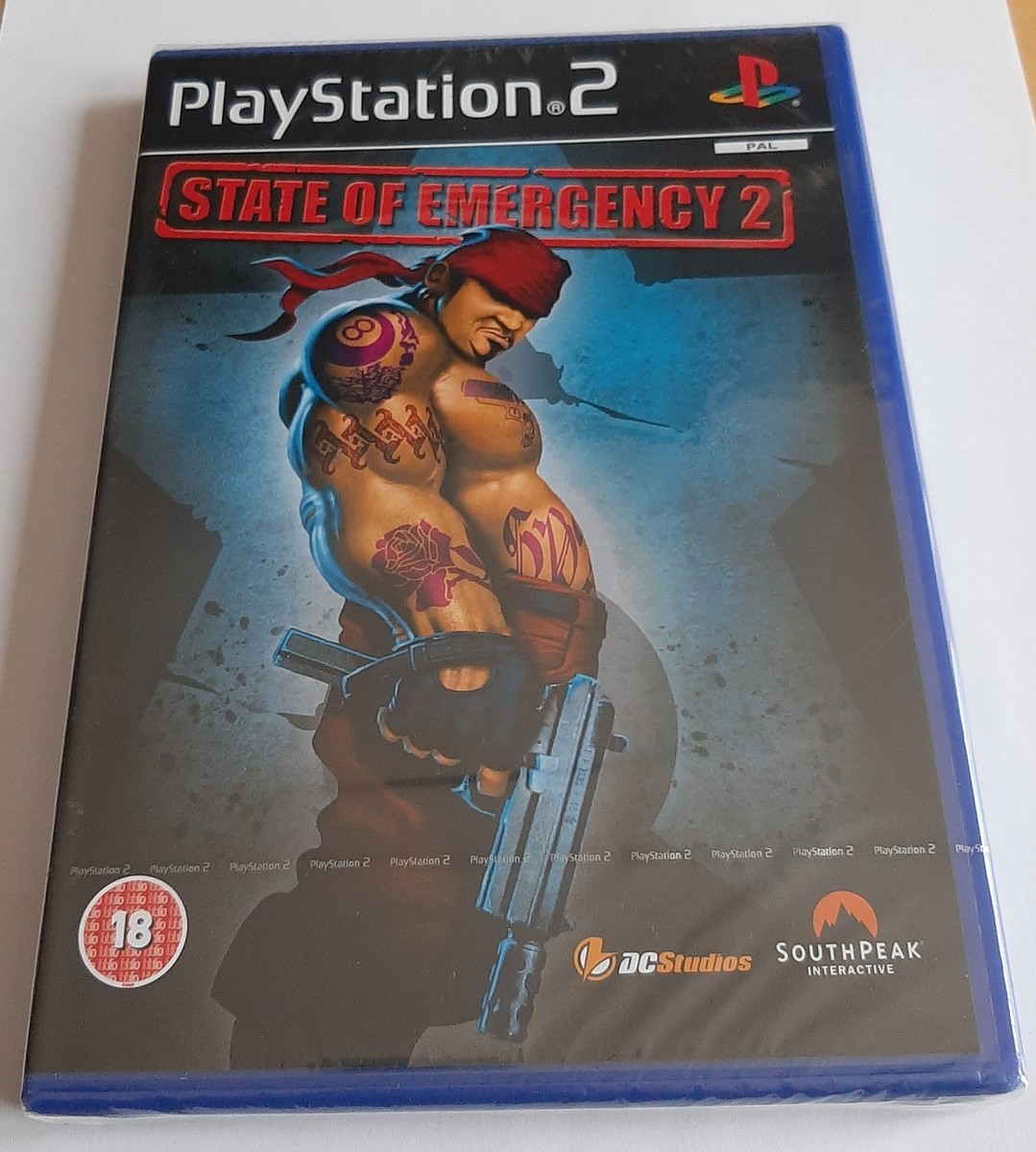 State of Emergency 2 Original Black Label Sony PlayStation Ps2 PAL