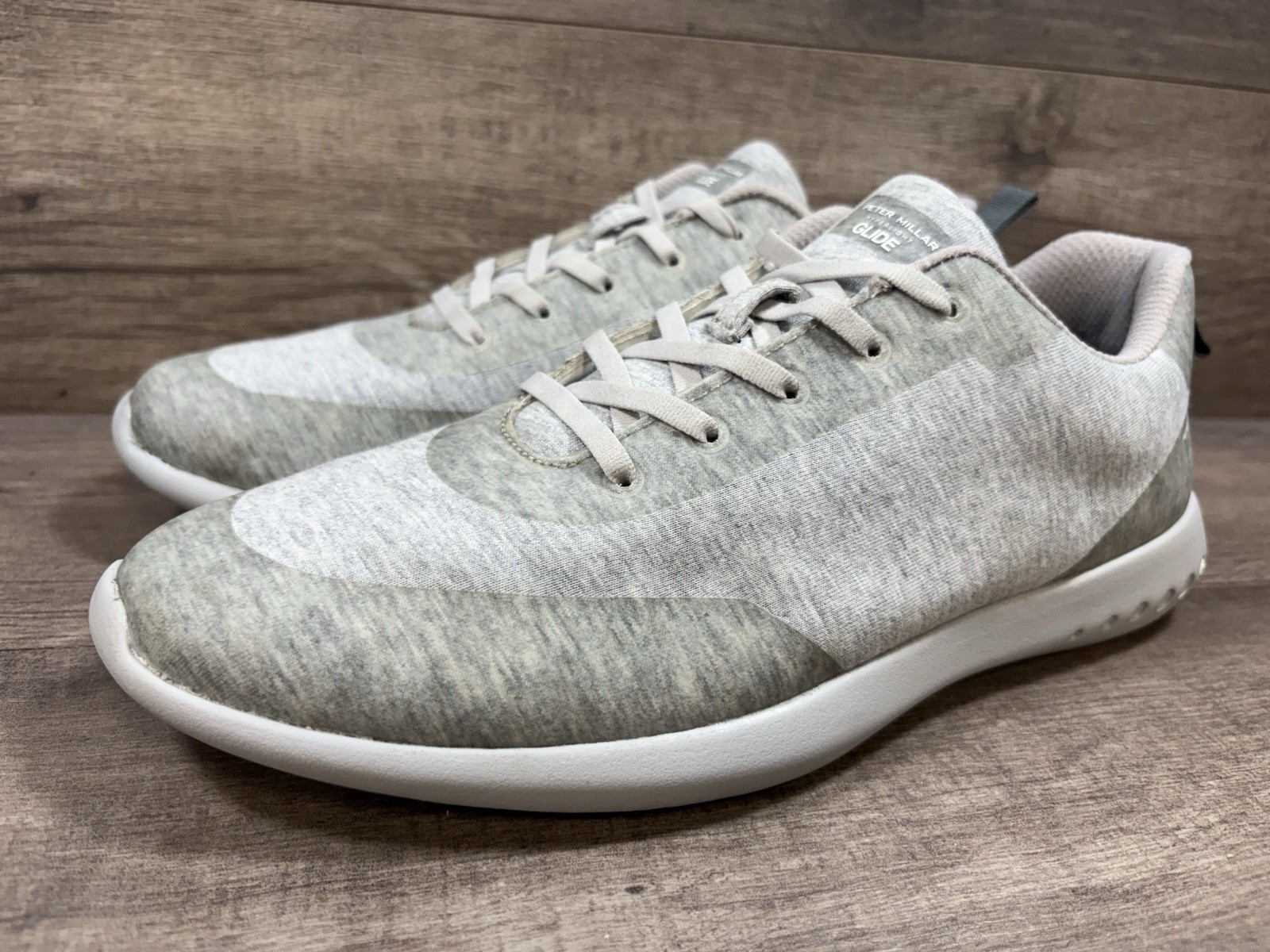 Peter Millar Hyperlight Glide Gray Knit Athletic … - image 16