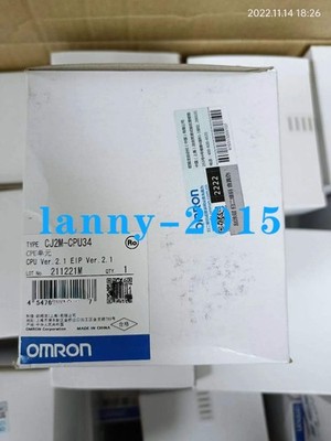 1pc NEW   CJ2M-CPU34 PLC with box- Fast Shipping！！！ *mz