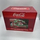 Vintage Style 2005 Coca Cola Bottle Style Green & Red Push Button Phone New!