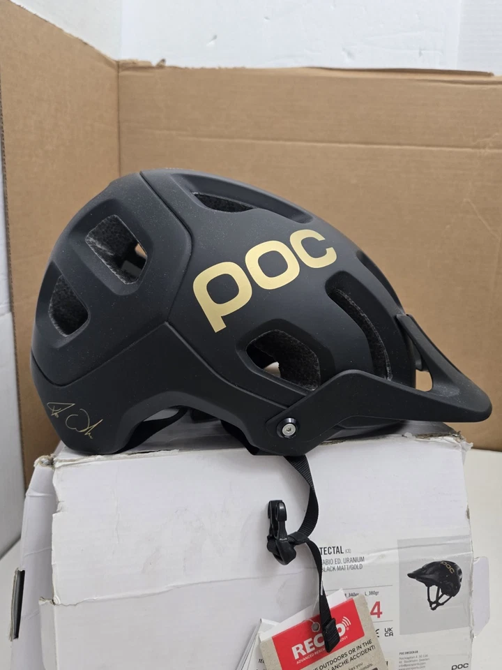POC Tectal Fabio Ed Helmet Uranium Black 51-54 SMALL READ - Image 4 of 4