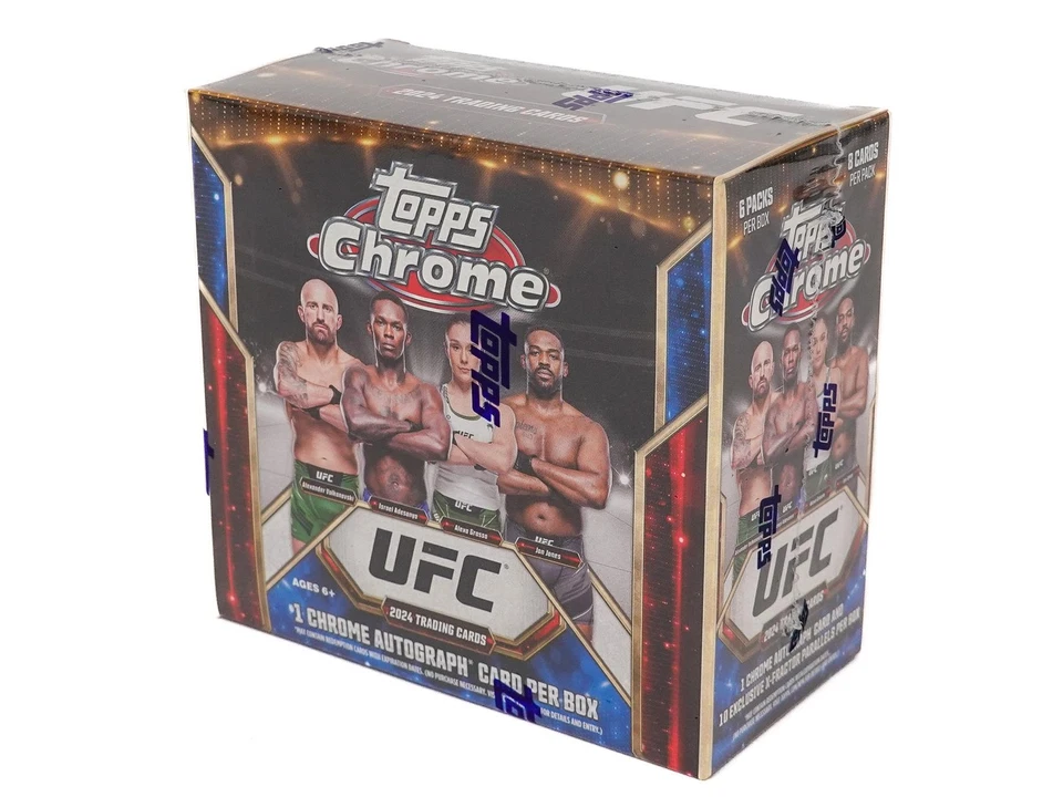 2024 TOPPS CHROME UFC 6-PACK MEGA BOX - Image 2 of 4