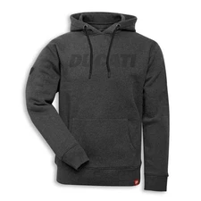 DUCATI PERFORMANCE Men's Hooded Pullover Anthracite Gray Sweatshirt Logo