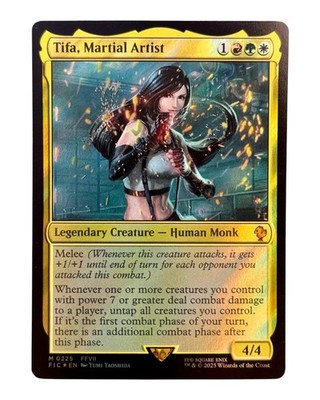 MTG | Tifa, Martial Artist | Final Fantasy | Surge Foil | NM | EN