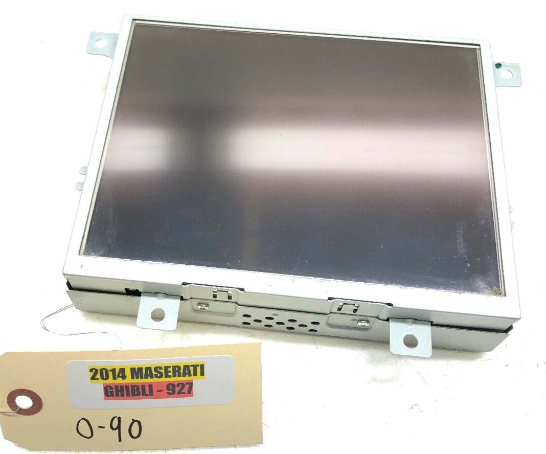 2014-2017 MASERATI GHIBLI FRONT DASH DISPLAY SCREEN MEDIA HEAD UNIT OEM.