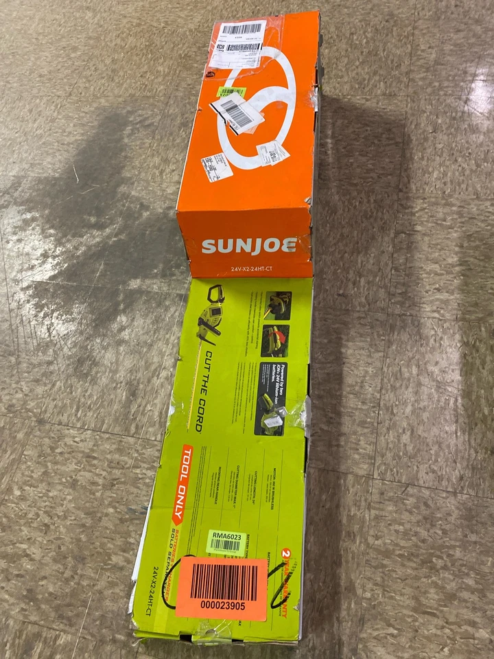 Cortasetos inalámbrico Sun Joe 24", herramienta de patio ligera, 24V-X2-24HT-CT Foto 2 de 2
