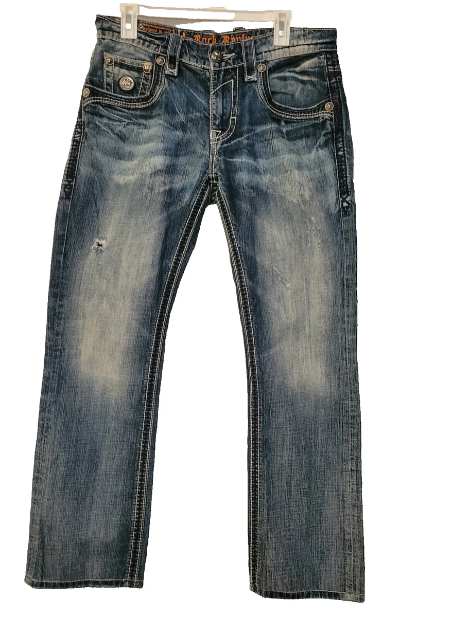 Rock Revival Regular 32 Size Jeans Men's 30 in Inseam for sale | eBay