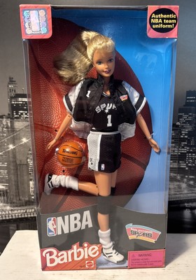 barbie doll Authentic NBA Basketball San Antonio Spurs Texas