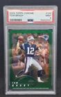 2002 Topps CHROME Football TOM BRADY #100 PSA 9 New England PATRIOTS GOAT!!!
