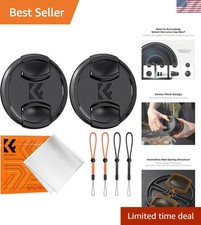 67mm 5-in-1 Center Pinch Lens Cap Kit for Nikon Z Cameras - Protection