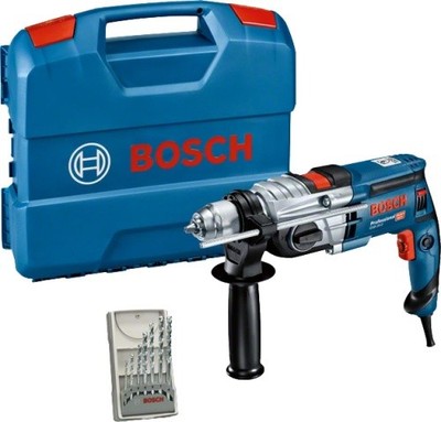 Bosch Professional GSB 20-2 (CC) Schlagbohrmaschine + Bohrer-Set (060117B401)