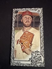 2019 Topps Allen & Ginter Cody Allen MINI BLACK Card Angels