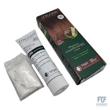 LOGONA Naturkosmetik Pflanzen-Haarfarbe Creme - Maronenbraun - 150 ml - intensiv