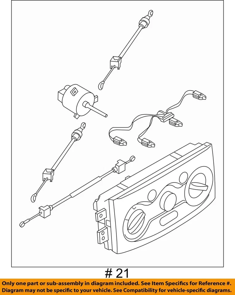Chevrolet Pontiac 2004-2008 interruptor de onda aveo ASM HTR & A C PROGM 96643210 NUEVO Foto 3 de 3