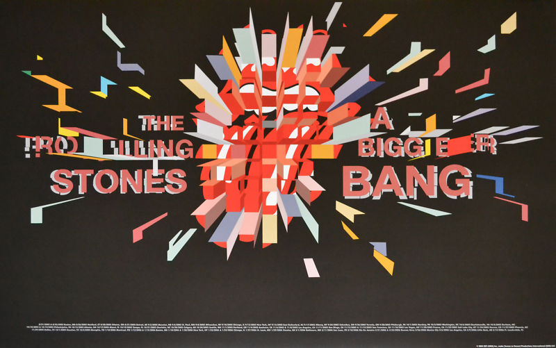 ROLLING STONES A BIGGER BANG TOUR LEG 2 2006 CONCERT POSTER ROLLING STONES A BIGGER BANG TOUR LEG 2 2006 CONCERT POSTER