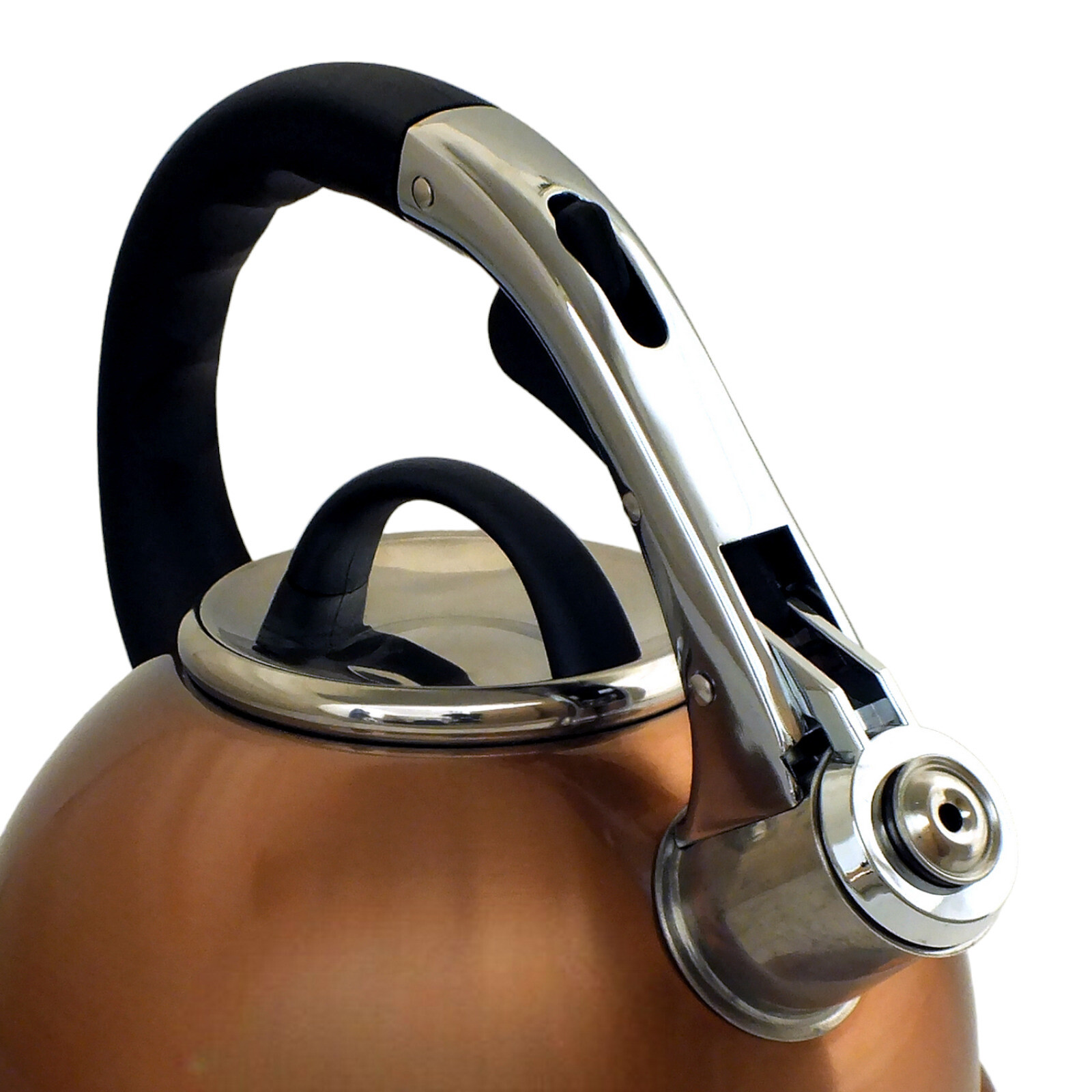 Whistling Kettle Stovetop Copper Stainless Steel Gas Electric Induction