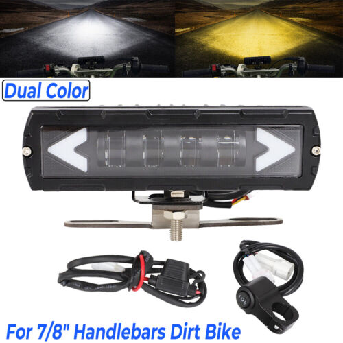LED Light Bar Lighting Kit For Yamaha YZ250F YZ450F YZ250FX YZ450FX Dual Color - Picture 1 of 16