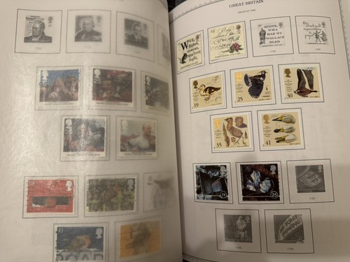 Great Britain And Regional Over 1,300 Used/MH Stamps On Minkus Album - Picture 10 of 15