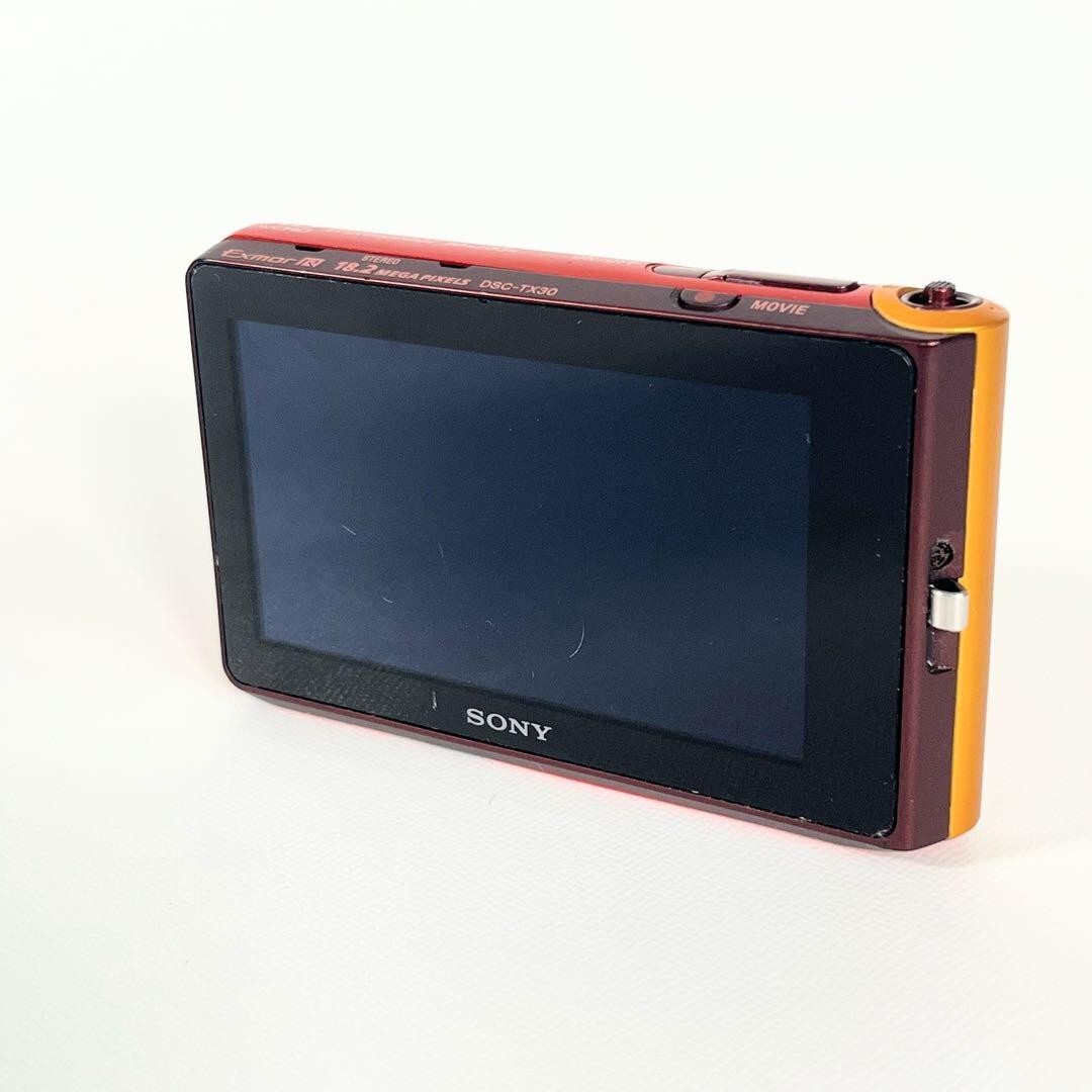 Sony Cyber-shot DSC-TX30 18.2MP Digital Camera - Orange Sony Cyber-shot DSC-TX30 18.2MP Digital Camera - Orange