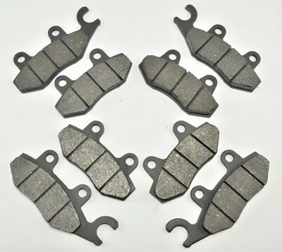 Front Brake Pads Compatible With 1993-1999 Kawasaki KLF 400 Bayou 4X4 - Non-Meta - Foto 8