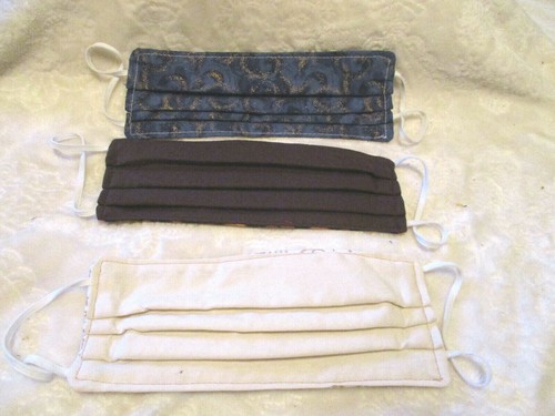 NEW~Face-masks~3 qty.~Handmade~Classy Style~Adult One Size - Picture 5 of 8