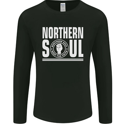 Northern Soul Keep The Faith Herren Langarm Maglietta