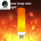 USB LED Flame Effect Light Bulb – Flickering Candle Flame Lamp for Home & Party
