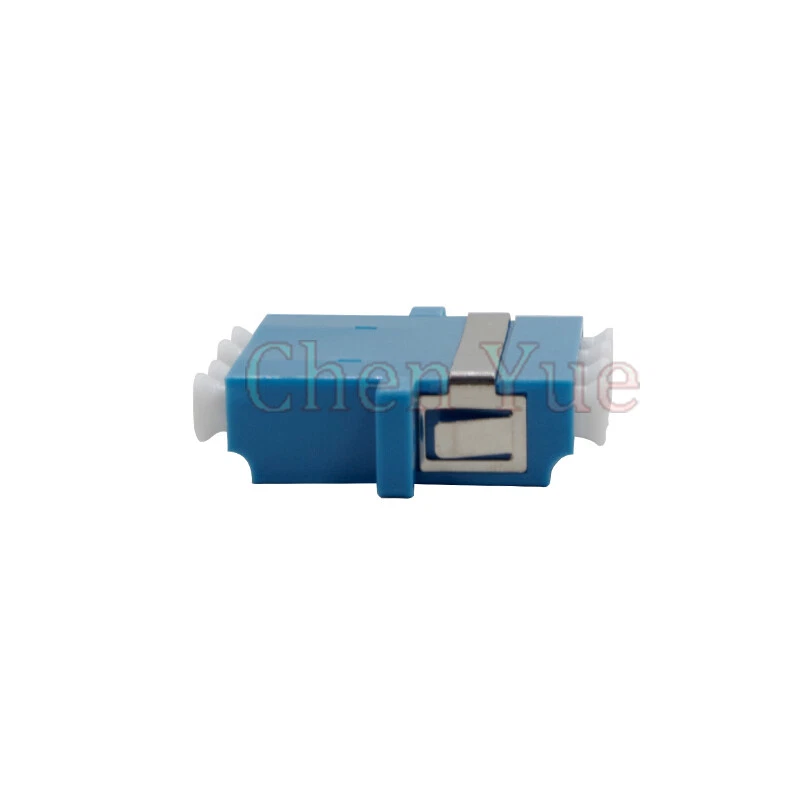 50pcs LC Quad Fiber Optic Adapter SM Blue FTTH Coupler 4 cores LC/UPC Connector - Image 4 of 4