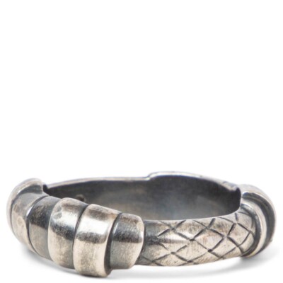 67400 auth BOTTEGA VENETA sterling silver Braided Ring 8.5 67400 auth BOTTEGA VENETA sterling silver Braided Ring 8.5