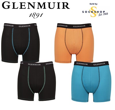 Herren Sporthose - Performance, Schwarz, Uni, Gym, 2er Pack, S,M,L,XL -Glenmuir