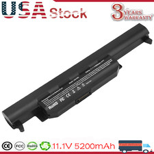 A32-K55 Battery for Asus X45A X45C X45U X55A X55C X55U A55 A33-K55 5200mAh