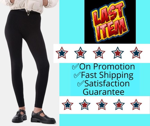 No Boundaries SIZE S 4-6 Seamless Leggings, 23.5” Inseam, Women's color BLACK - Picture 1 of 13