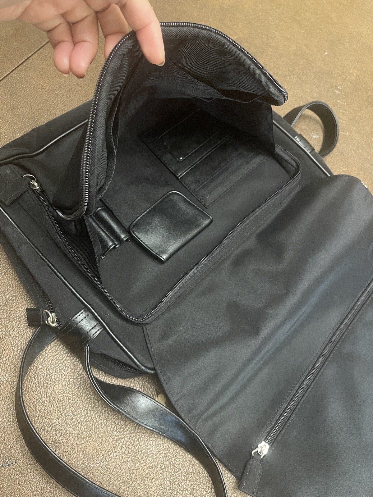 Messenger Bag Polyester Vynil Multi Compartment B… - image 12