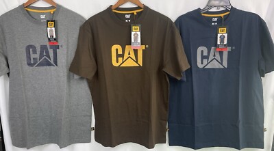 Caterpillar Relaxed Fit Short Sleeve T-Shirt Blue, Gray or Brown NWT