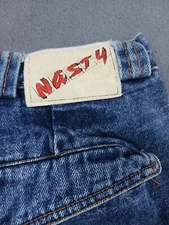 Vintage Gitano Jeans Women's 36 "Nasty" Tapered Side Zipper