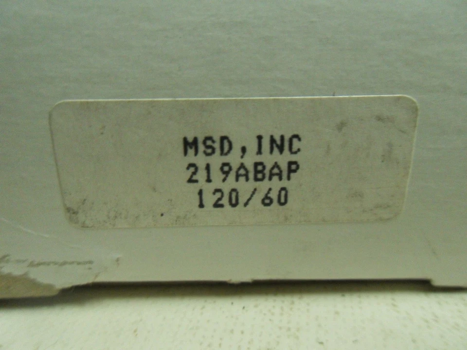 1 relé MSD 219ABAP Foto 2 de 3