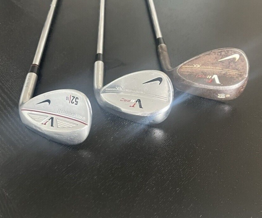 3x Nike VR PRO 52 /56 / 60 V-REV Dual Sole Wedges Japan