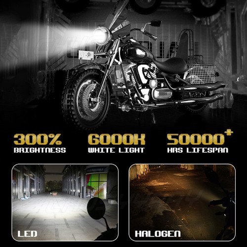 For Suzuki Vstrom DL1000 DL650 2X H7+H11 Combo LED Headlight Bulb 6000K White - Foto 5 di 14