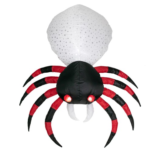 Northlight 4ft Lighted Inflatable Chill Thrill Spider Outdoor Halloween