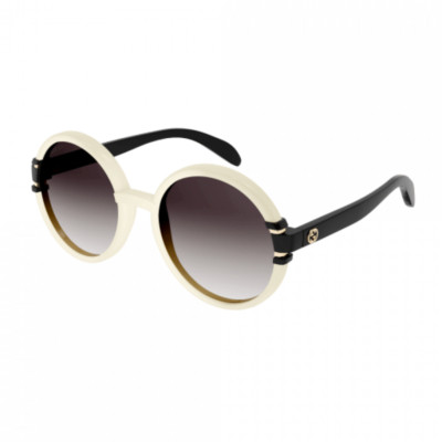 GUCCI | NEW | 1067S | 1067S - 003 | 58 | IVORY - BLACK | GRADIENT BROWN