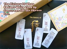 The History of whoo Seol Radiant White Tone Up Sunscreen 1ml x 40pcs SPF 50 
