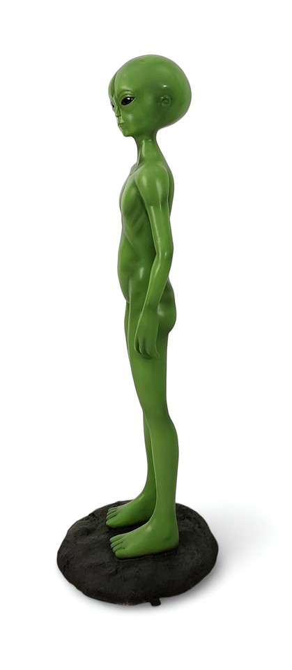 Alien Statue Green Life Size Alien Statue 4.5FT - Indoor Outdoor | eBay