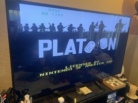 Platoon - Original NES Nintendo Game Tested + Working & Authentic